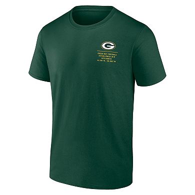 Men's Fanatics Green Green Bay Packers Repeat Stats T-Shirt