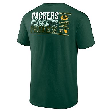 Men's Fanatics Green Green Bay Packers Repeat Stats T-Shirt