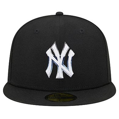 Men's New Era Black New York Yankees  Raceway 59FIFTY Fitted Hat