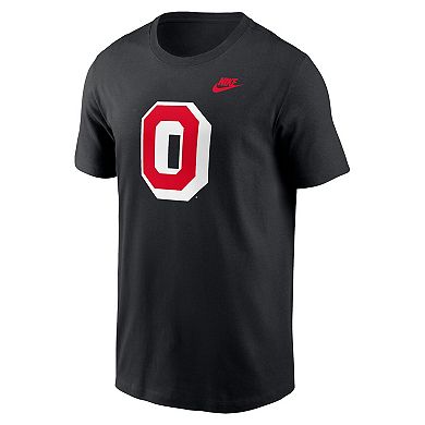 Men's Nike Black Ohio State Buckeyes Legacy Alternate Logo T-Shirt