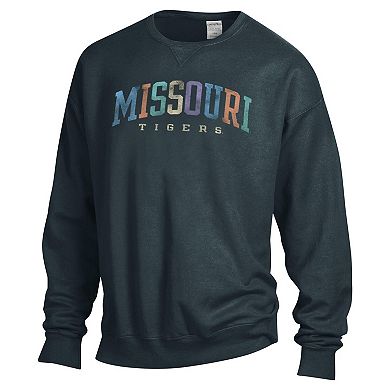 Unisex ComfortWash Gray Missouri Tigers Oversized Pullover Sweatshirt