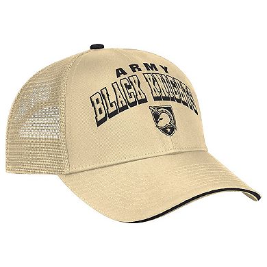 Men's Colosseum Gold Army Black Knights Wyatt Adjustable Hat