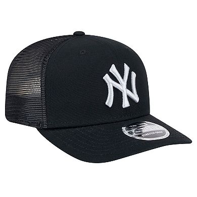 Men's New Era Black New York Yankees Canvas 9SEVENTY COOLERA Stretch-Snap Hat