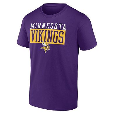 Men's Fanatics Purple Minnesota Vikings Head to Beat T-Shirt