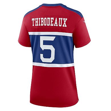 Women's Nike Kayvon Thibodeaux Century Red New York Giants Alternate Player Game Jersey