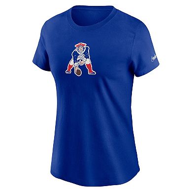 Women's Nike Royal New England Patriots Primary Logo T-Shirt