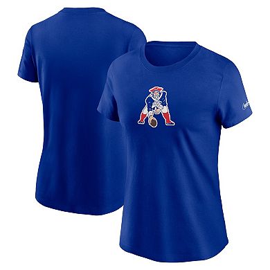 Women's Nike Royal New England Patriots Primary Logo T-Shirt