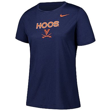 Women's Nike Navy Virginia Cavaliers Legend Performance T-Shirt