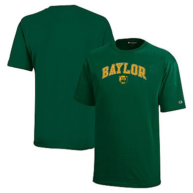 Youth Champion Green Baylor Bears Arch Over Logo T-Shirt