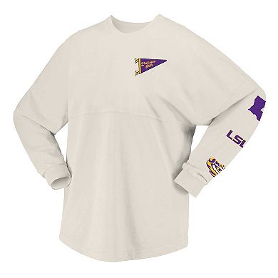 Women's Spirit Jersey Natural LSU Tigers Local Long Sleeve T-Shirt