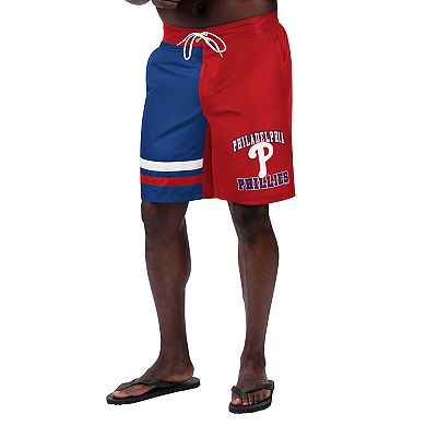 Men's G-III Sports by Carl Banks Red Philadelphia Phillies Anchor Swim Trunks