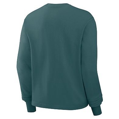 Women's Nike Midnight Green Philadelphia Eagles Boxy Long Sleeve T-Shirt