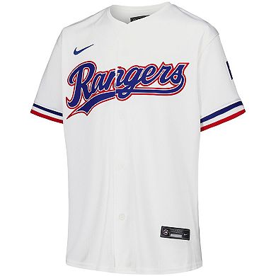 Youth Nike Nolan Ryan White Texas Rangers Throwback Cooperstown Collection Limited Jersey