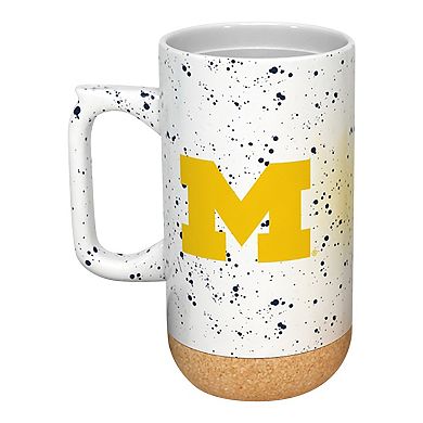 Michigan Wolverines 18oz. Speckle Cork Mug