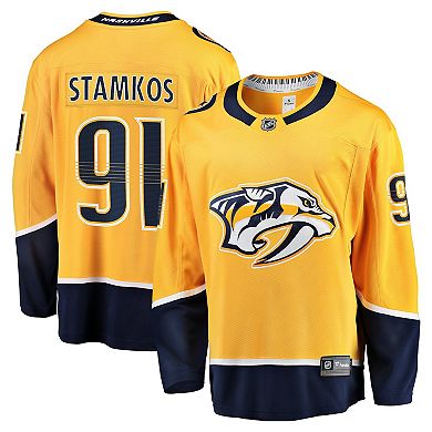 Men's Fanatics Steven Stamkos Gold Nashville Predators Home Premier Breakaway Player Jersey