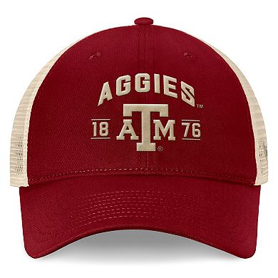 Men's Top of the World Maroon Texas A&M Aggies Heritage Waylon Trucker Adjustable Hat