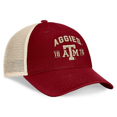 Men's Top of the World Maroon Texas A&M Aggies Heritage Waylon Trucker Adjustable Hat