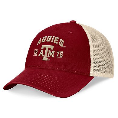 Men's Top of the World Maroon Texas A&M Aggies Heritage Waylon Trucker Adjustable Hat