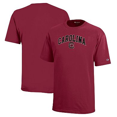 Youth Champion Garnet South Carolina Gamecocks Arch Over Logo T-Shirt