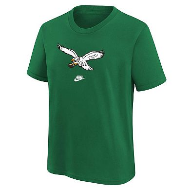 Youth Nike Kelly Green Philadelphia Eagles Rewind Essential T-Shirt