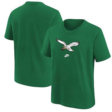 Youth Nike Kelly Green Philadelphia Eagles Rewind Essential T-Shirt