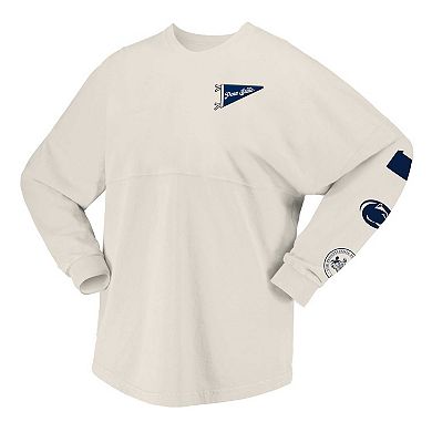 Women's Spirit Jersey Natural Penn State Nittany Lions Local Long Sleeve T-Shirt