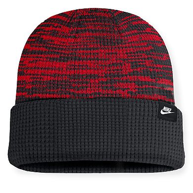 Men's Nike Black/Scarlet Ohio State Buckeyes Primetime Terra Cuffed Knit Hat