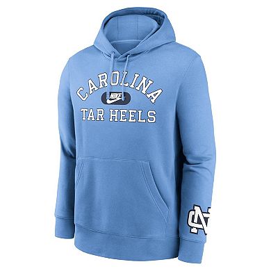 Men's Nike Carolina Blue North Carolina Tar Heels Legacy Foundational Two-Hit Club Performance Pullover Hoodie