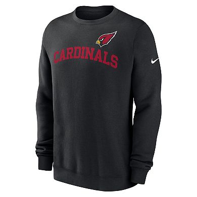 Men's Nike Black Arizona Cardinals Club Pullover Sweatshirt