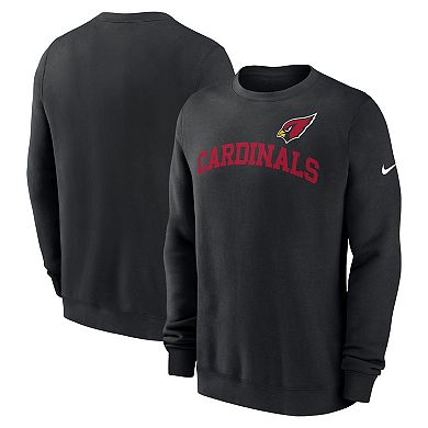 Men's Nike Black Arizona Cardinals Club Pullover Sweatshirt