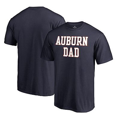 Men's Navy Auburn Tigers Team Dad Crewneck T-Shirt