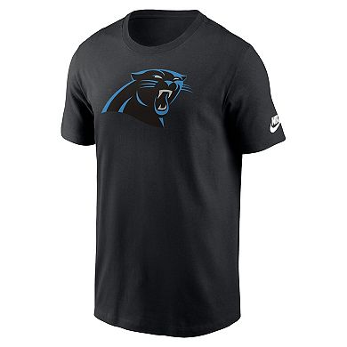 Men's Nike Black Carolina Panthers Rewind Logo Essential T-Shirt