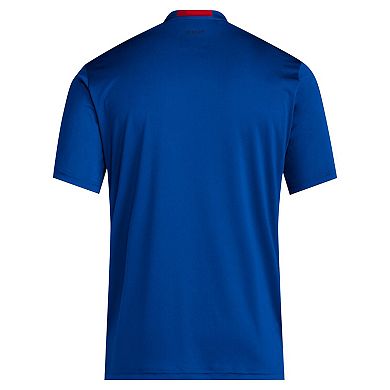 Men's adidas Royal Kansas Jayhawks 2024 Sideline AEROREADY T-Shirt