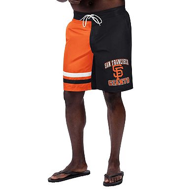 Men's G-III Sports by Carl Banks Black San Francisco Giants Anchor Swim Trunks