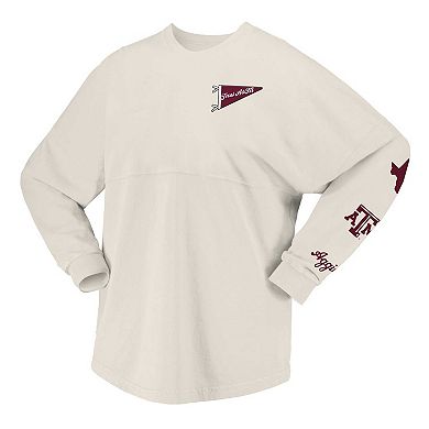 Women's Spirit Jersey Natural Texas A&M Aggies Local Long Sleeve T-Shirt