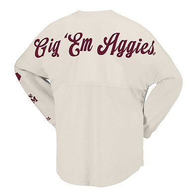 Women's Spirit Jersey Natural Texas A&M Aggies Local Long Sleeve T-Shirt