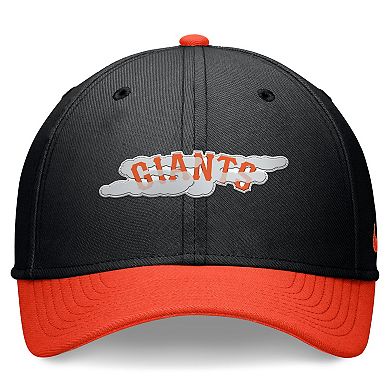 Men's Nike Black/Orange San Francisco Giants 2024 City Connect Swoosh Flex Hat