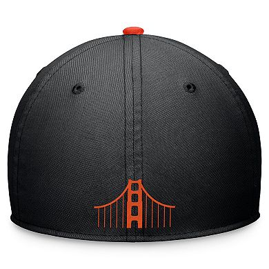 Men's Nike Black/Orange San Francisco Giants 2024 City Connect Swoosh Flex Hat