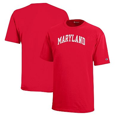 Youth Champion Red Maryland Terrapins Team Arch T-Shirt