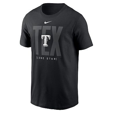 Men's Nike Black Texas Rangers Fashion Local T-Shirt