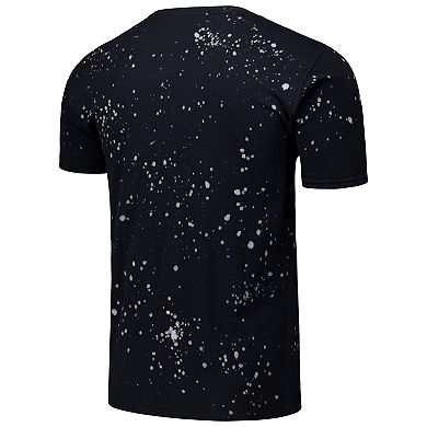 Men's Majestic Threads Black/White New York Mets Splatter T-Shirt