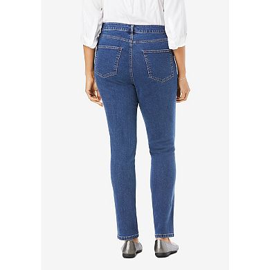 Woman Within Women's Plus Size Tall Stretch Slim Jean