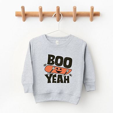 Boo Yeah Skateboard Toddler Graphic Sweatshirt