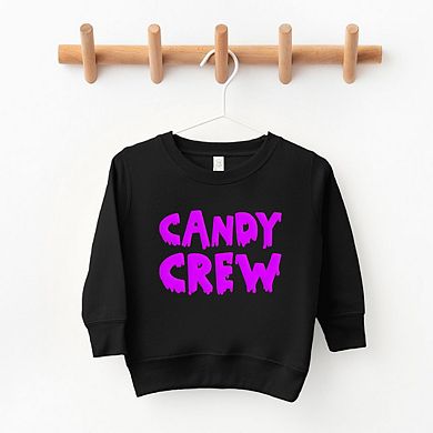 Candy Crew Puff Print Toddler Graphic Sweatshirt