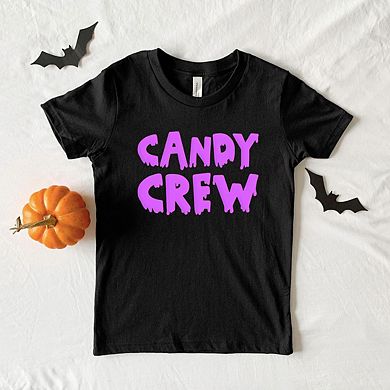 Candy Crew Puff Print Youth Short Sleeve Graphic Tee