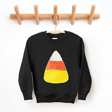 Watercolor Candy Corn Youth Graphic Sweatshirt