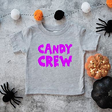 Candy Crew Puff Print Toddler Short Sleeve Graphic Tee