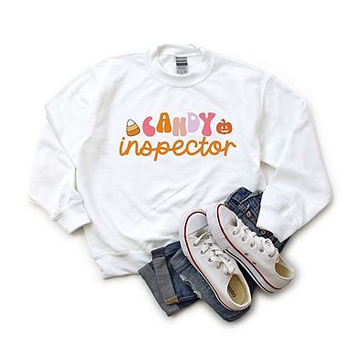 Candy Inspector Colorful Youth Graphic Sweatshirt