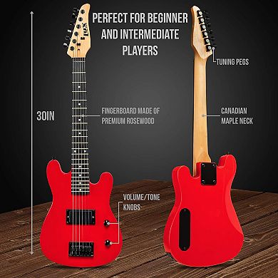 Lyxpro Electric Guitar Kit, 30” Electric Guitar With Amp & Electric Guitar Accessories