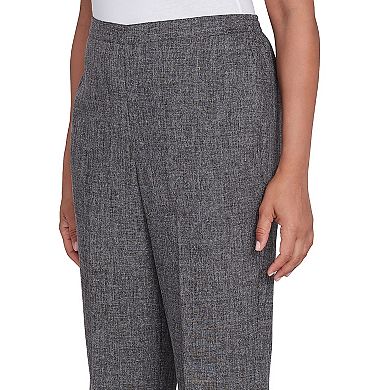 Women's Alfred Dunner Comfort Elastic Back Short Length Pants